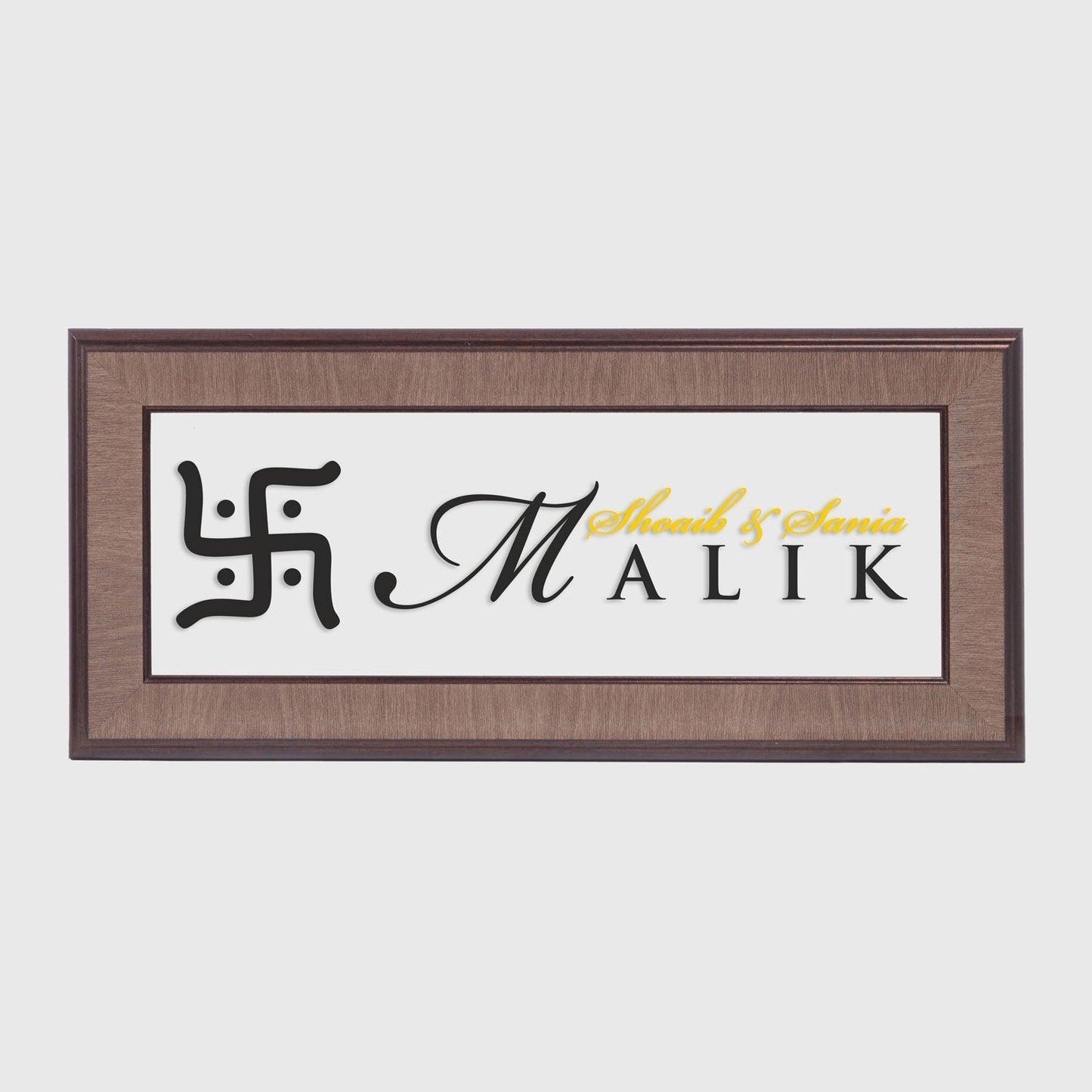 Allegro Name Plate - Swastika - Housenama
