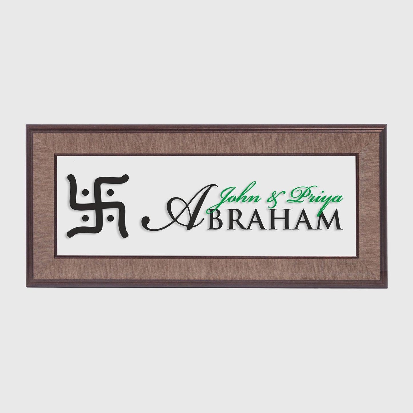 Allegro Name Plate - Swastika - Housenama