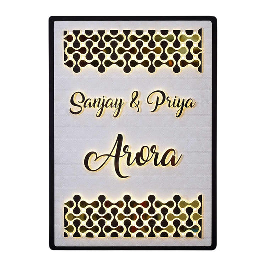 Arora - Decorative LED Name Plate - Housenama