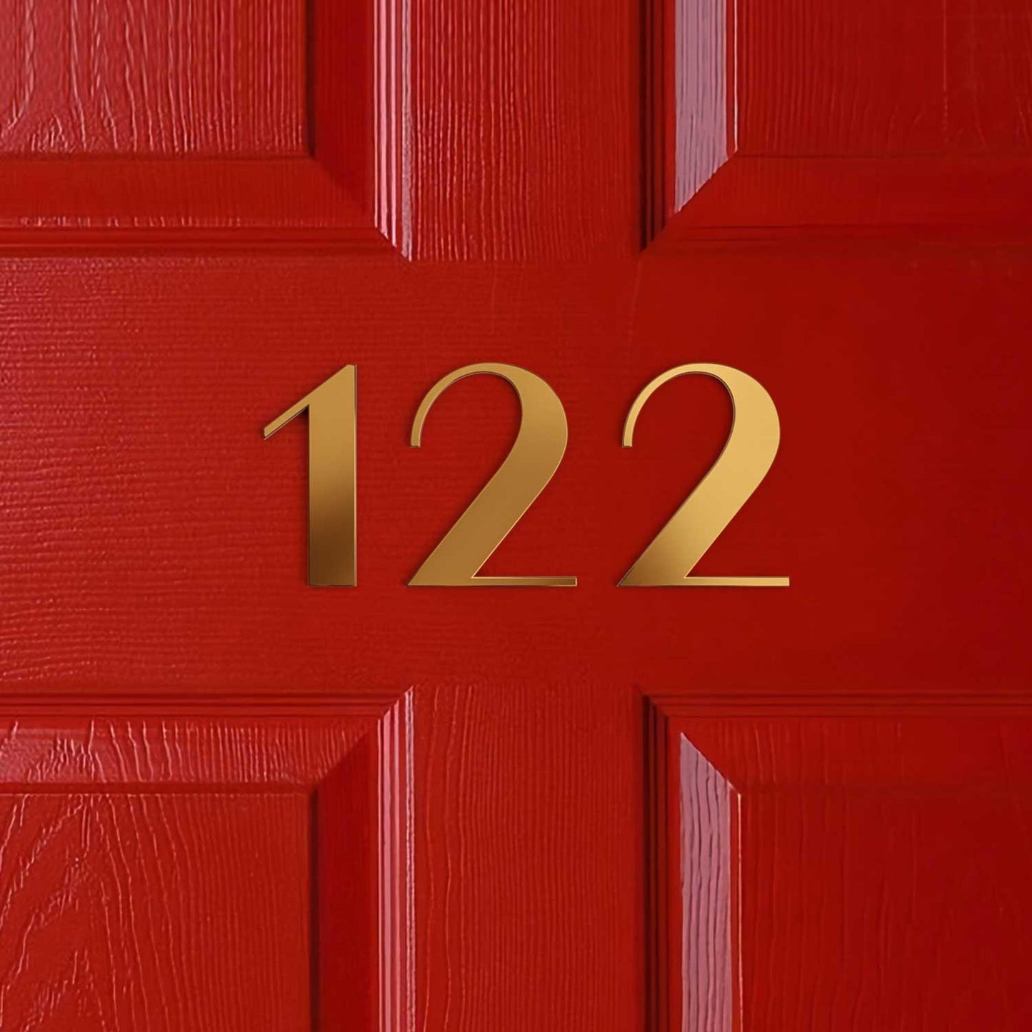 Athens - Bold Brass Door Numbers & Letters - Housenama