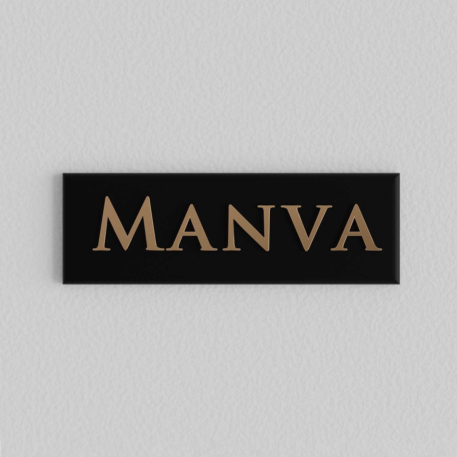 Bellissimo Brass Name Plate - Housenama