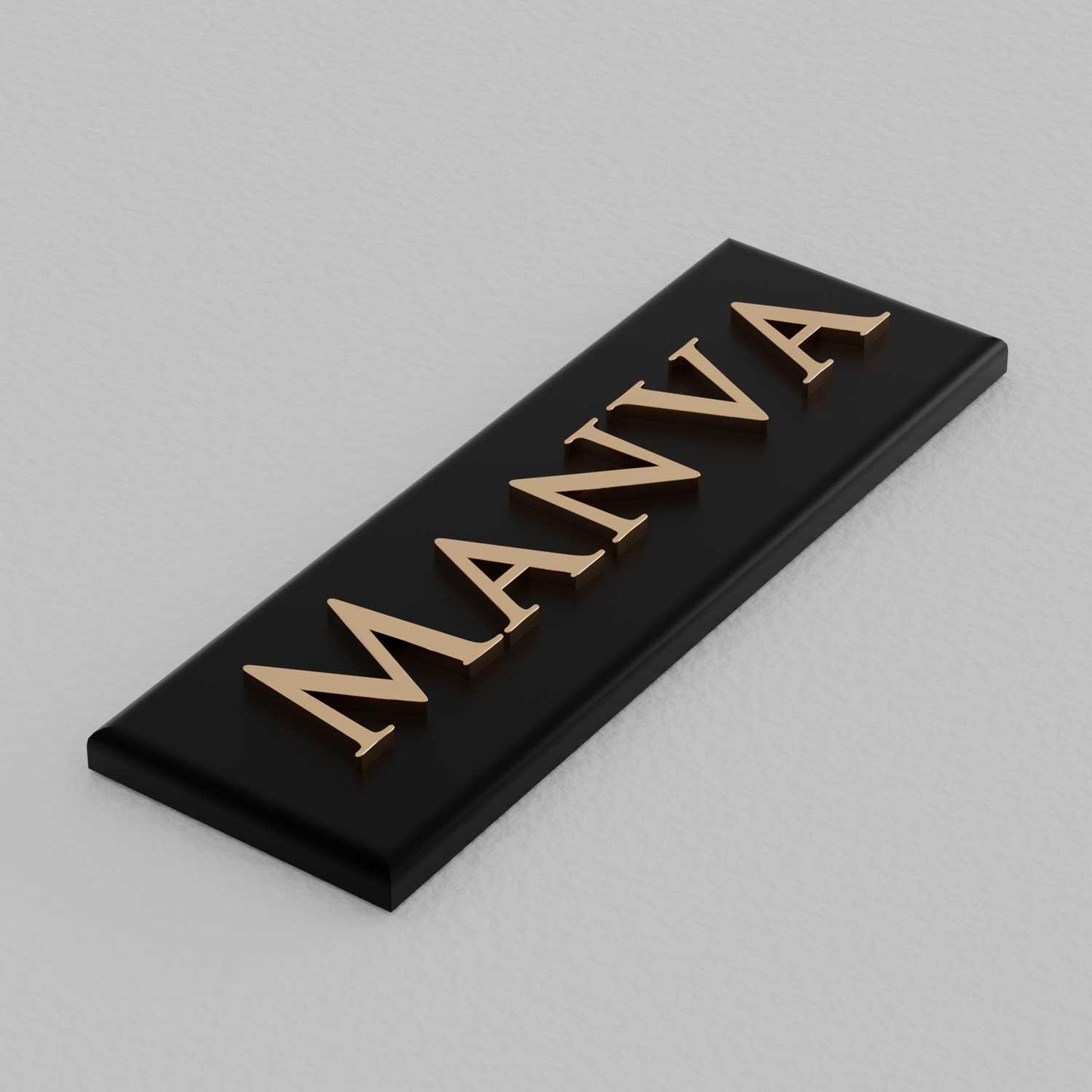 Bellissimo Brass Name Plate - Housenama