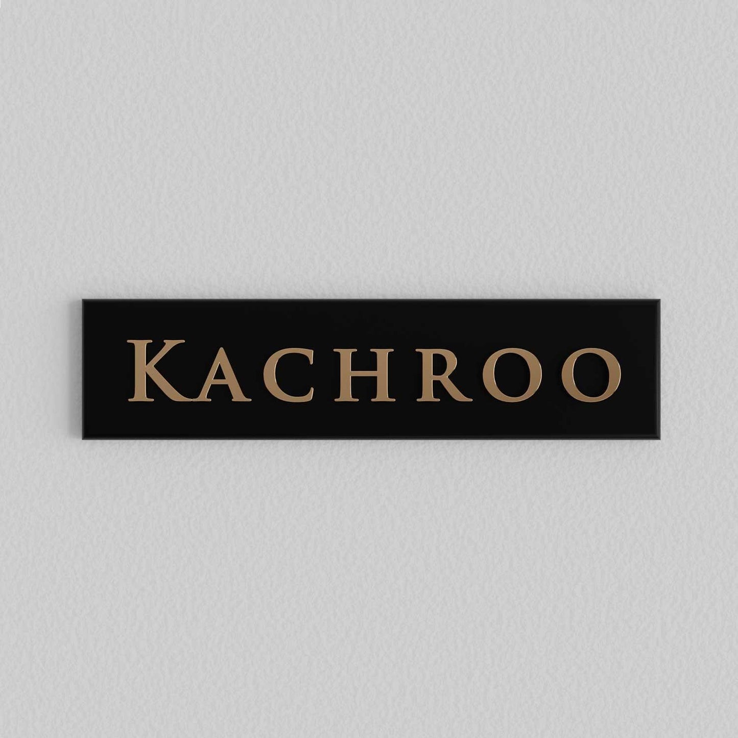 Bellissimo Brass Name Plate - Housenama