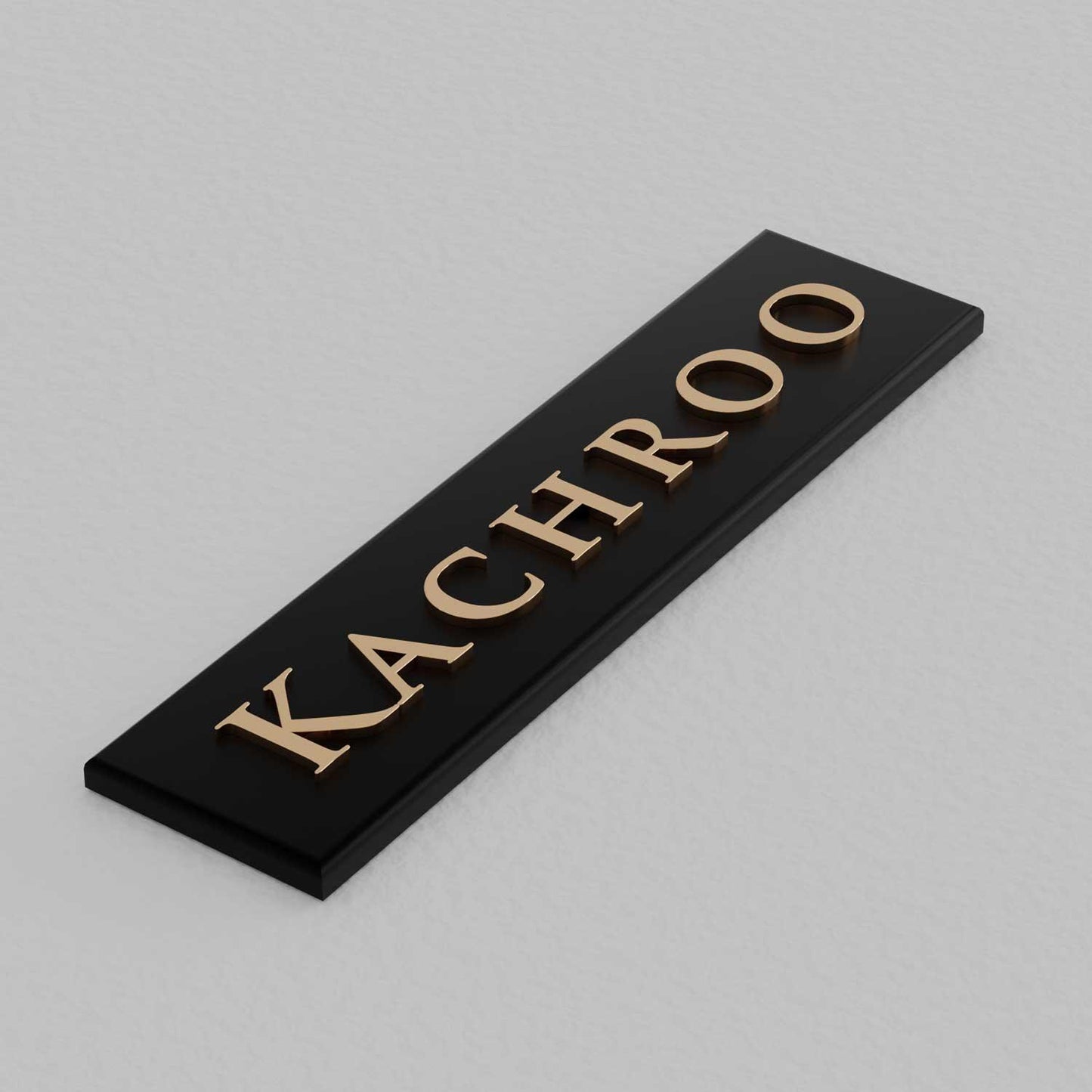 Bellissimo Brass Name Plate - Housenama