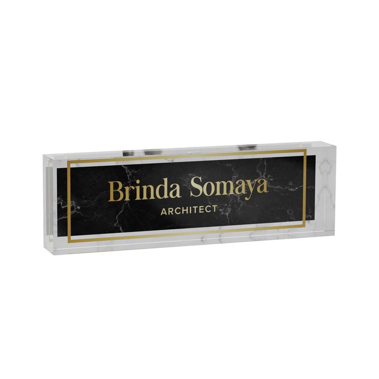 Epithet - Acrylic Desk Name Plate - Housenama