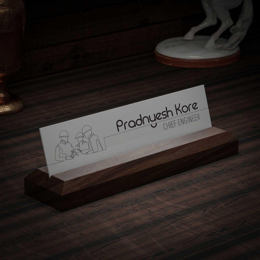 Excelus Office Desk Name Plate - Engineering / Construction - Housenama