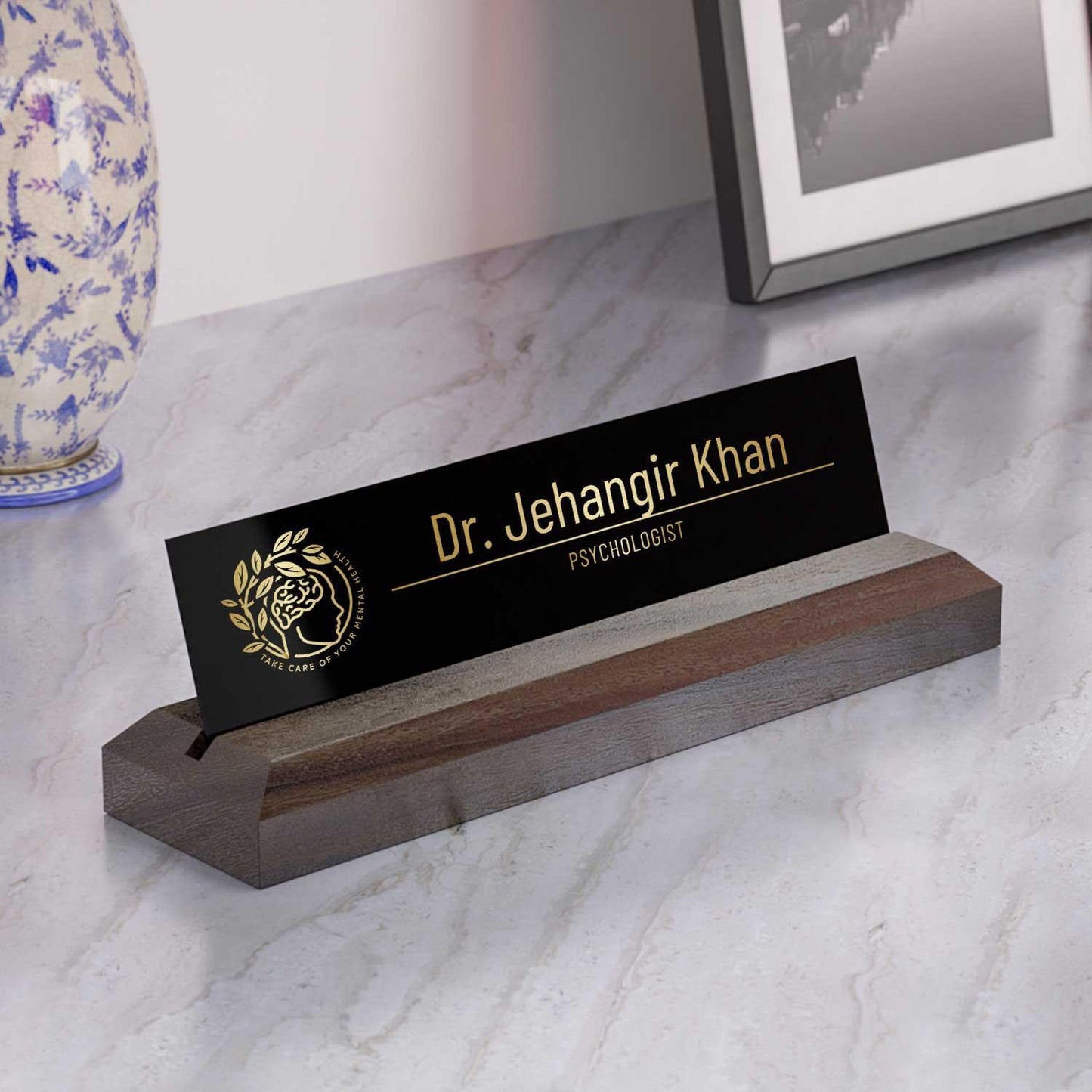 Excelus Office Desk Name Plate - Psychologist - Housenama