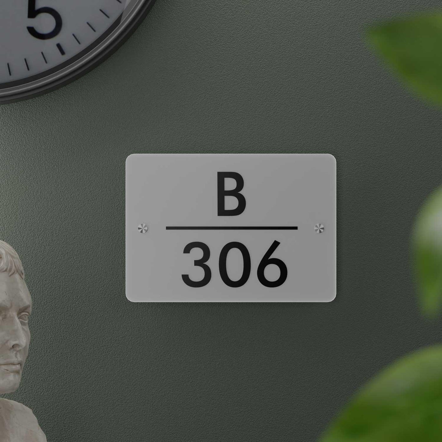Futura (Frosted White) - Contemporary House Number/Name Sign - Housenama