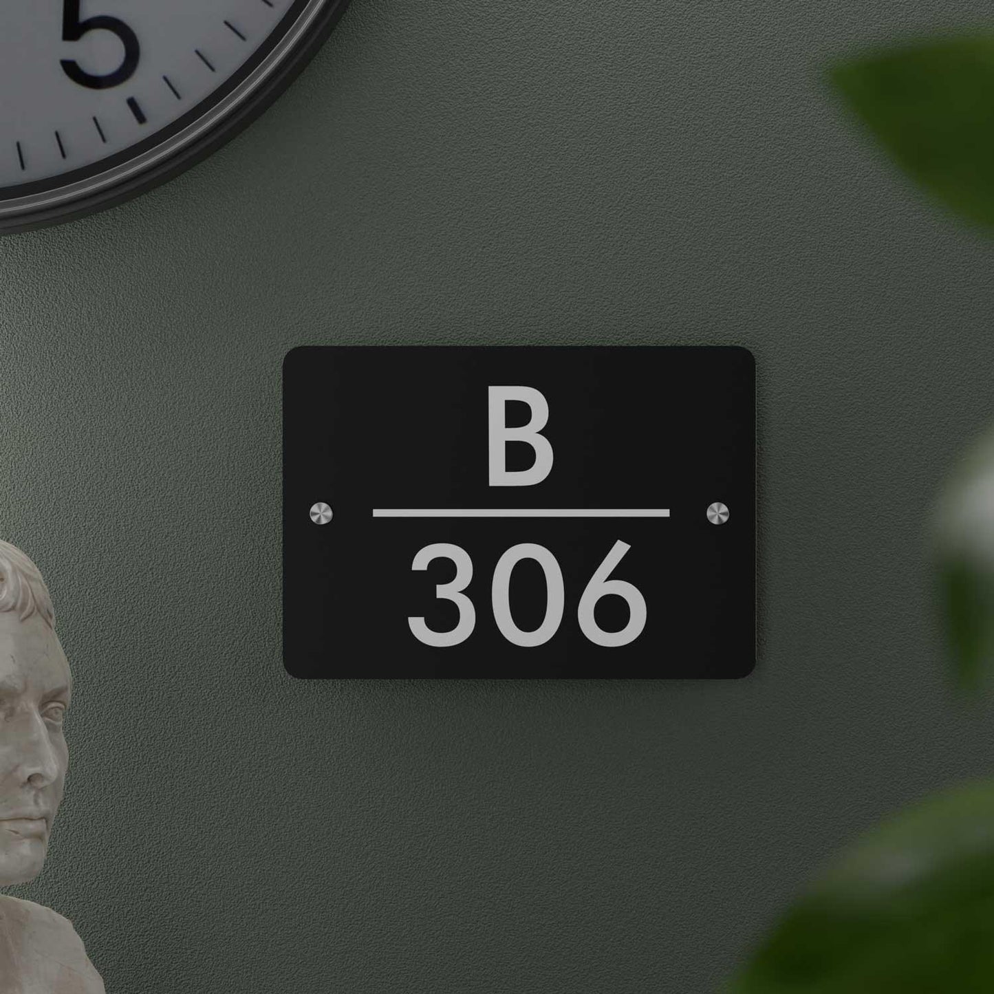 Futura (Matte Black) - Contemporary House Number/Name Sign - Housenama
