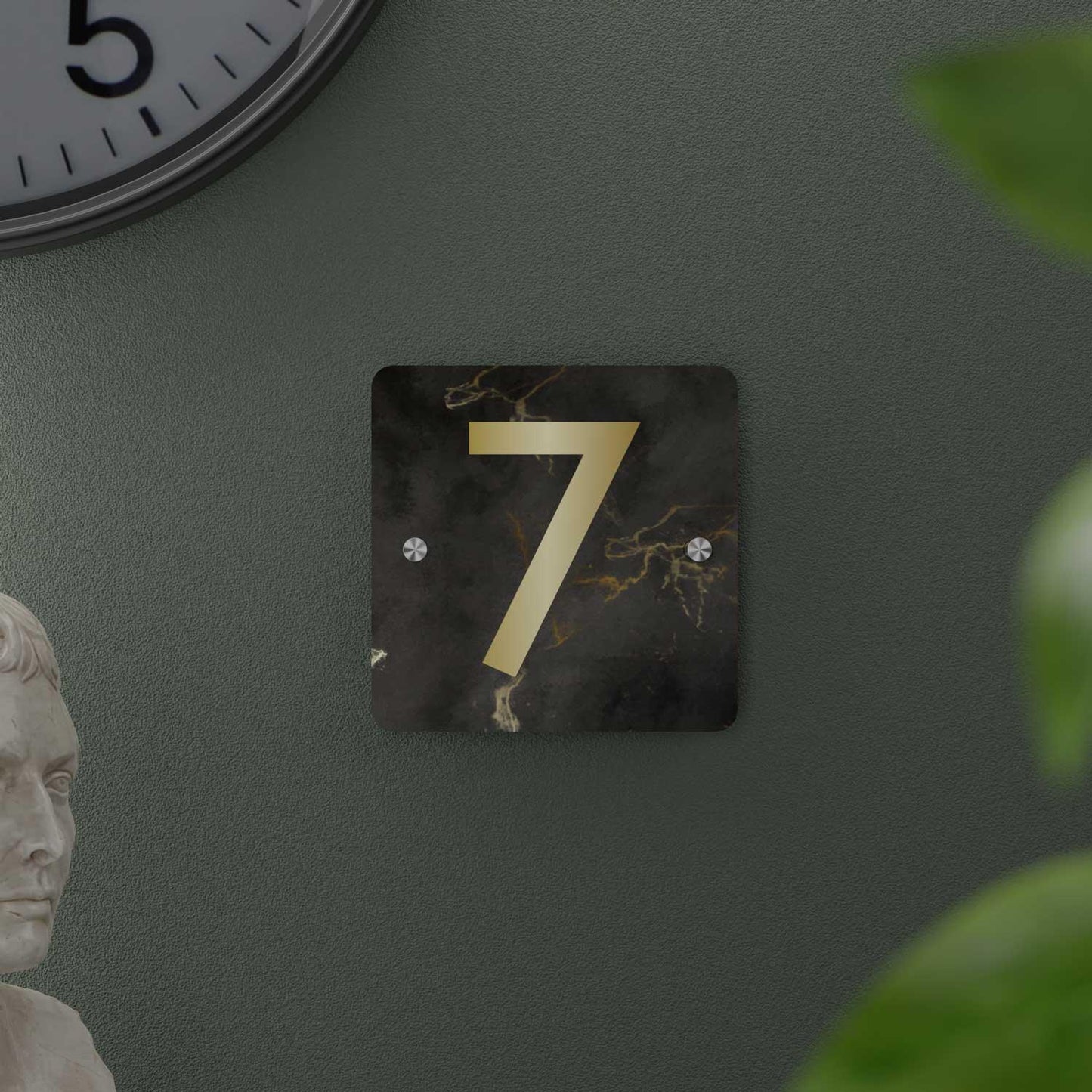 Golden Portoro - Contemporary House Number/Name Sign - Housenama