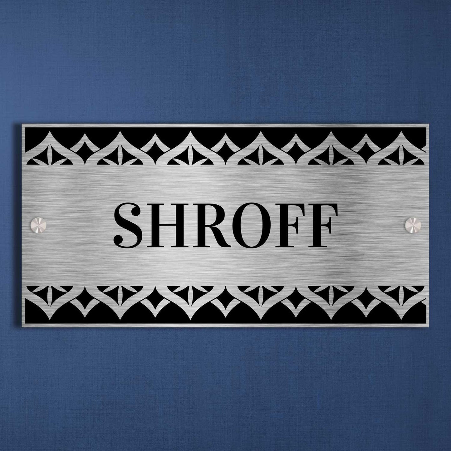 Kinara (Madhubani) - Stainless Steel Name Plate - Housenama