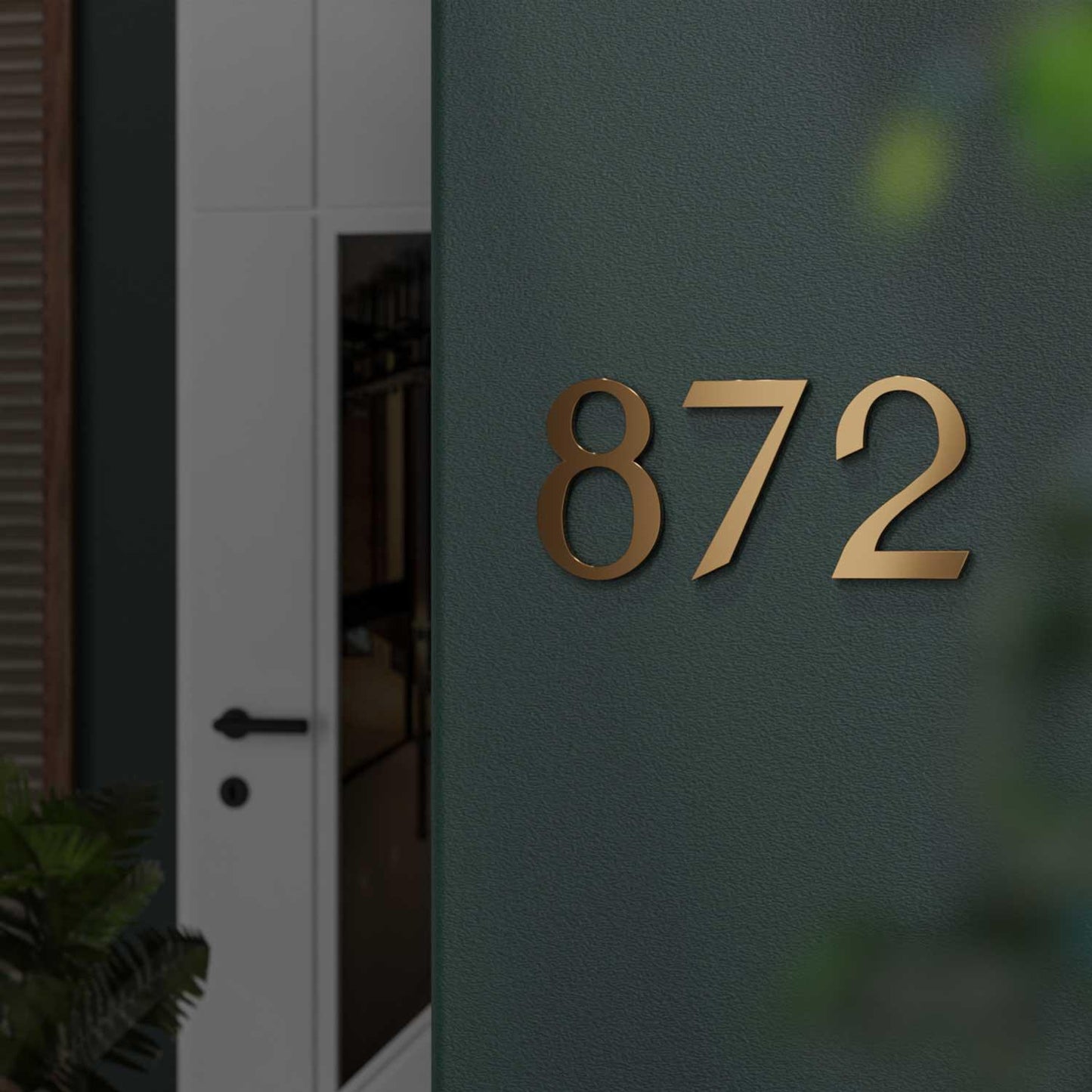 Nova - Elegant Brass Door Numbers & Letters - Housenama