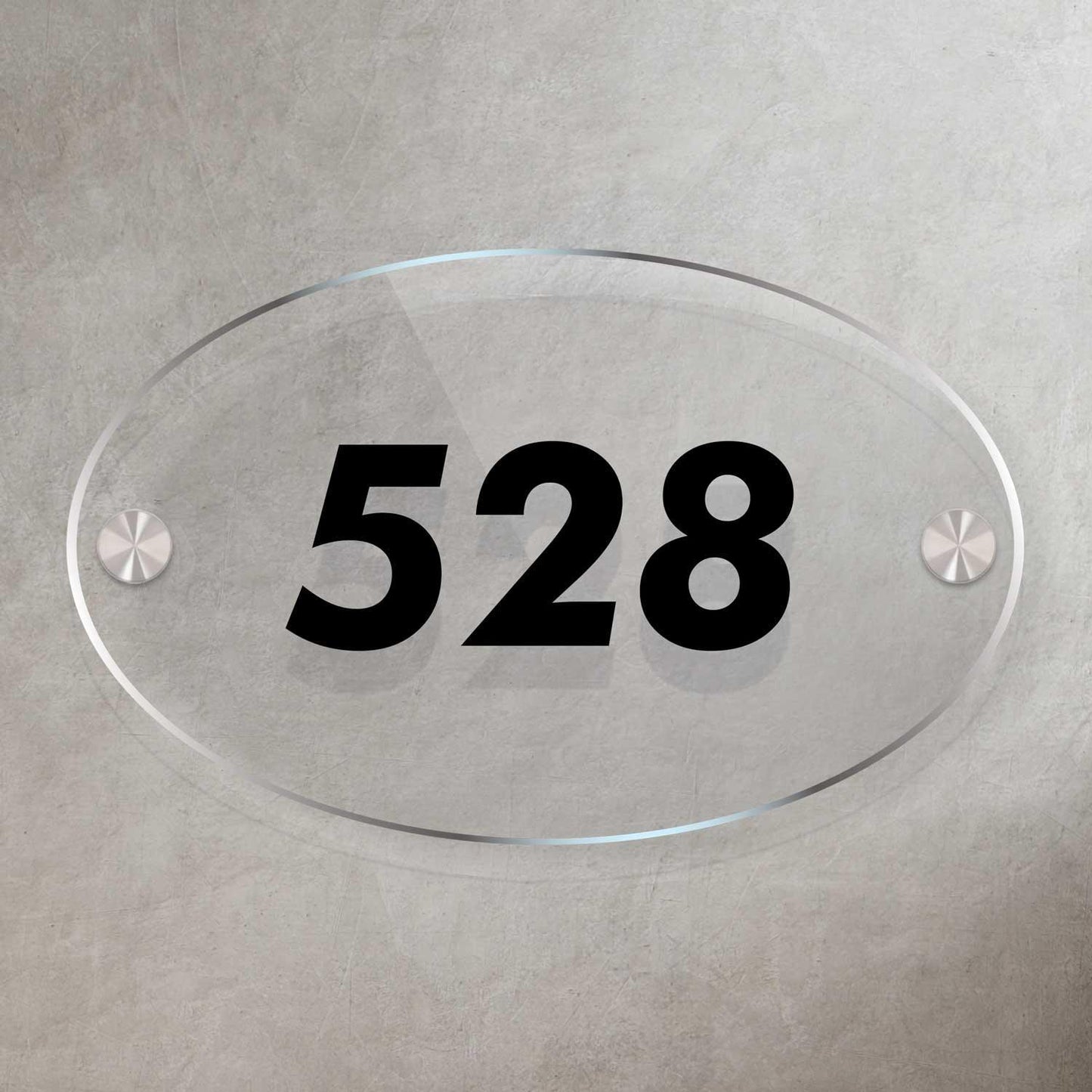 Ovalica - House Number Sign - Housenama