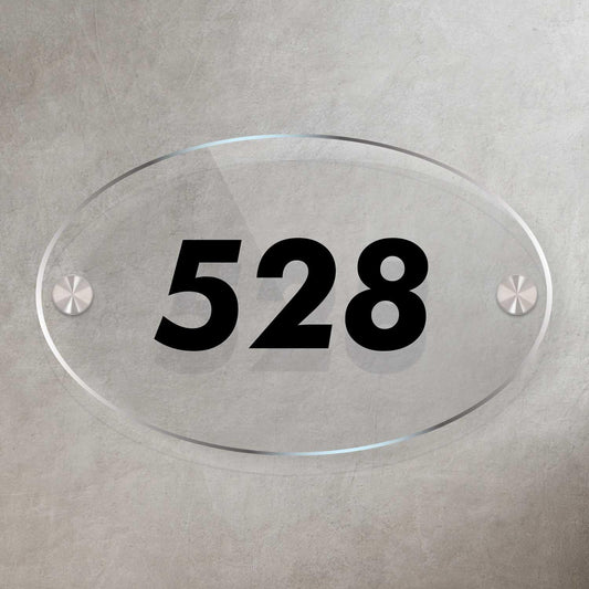 Ovalica - House Number Sign - Housenama