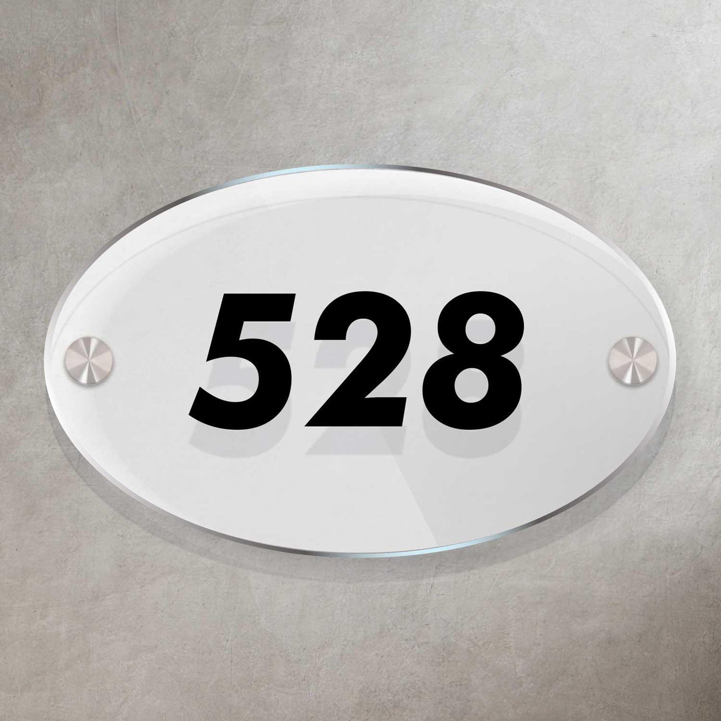 Ovalica - House Number Sign - Housenama