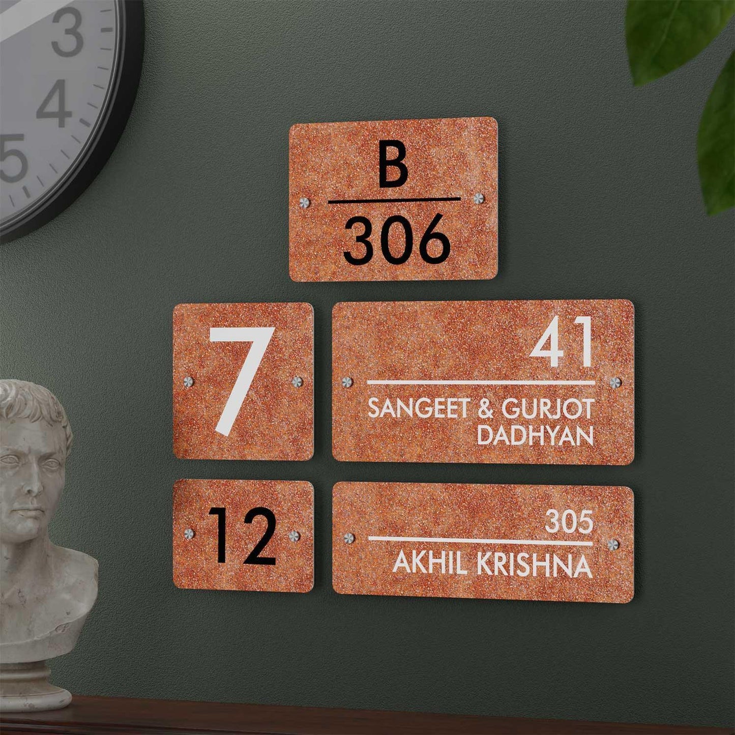 Oxide - Contemporary House Number/Name Sign - Housenama