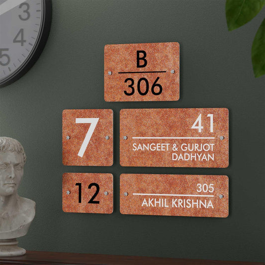 Oxide - Contemporary House Number/Name Sign - Housenama
