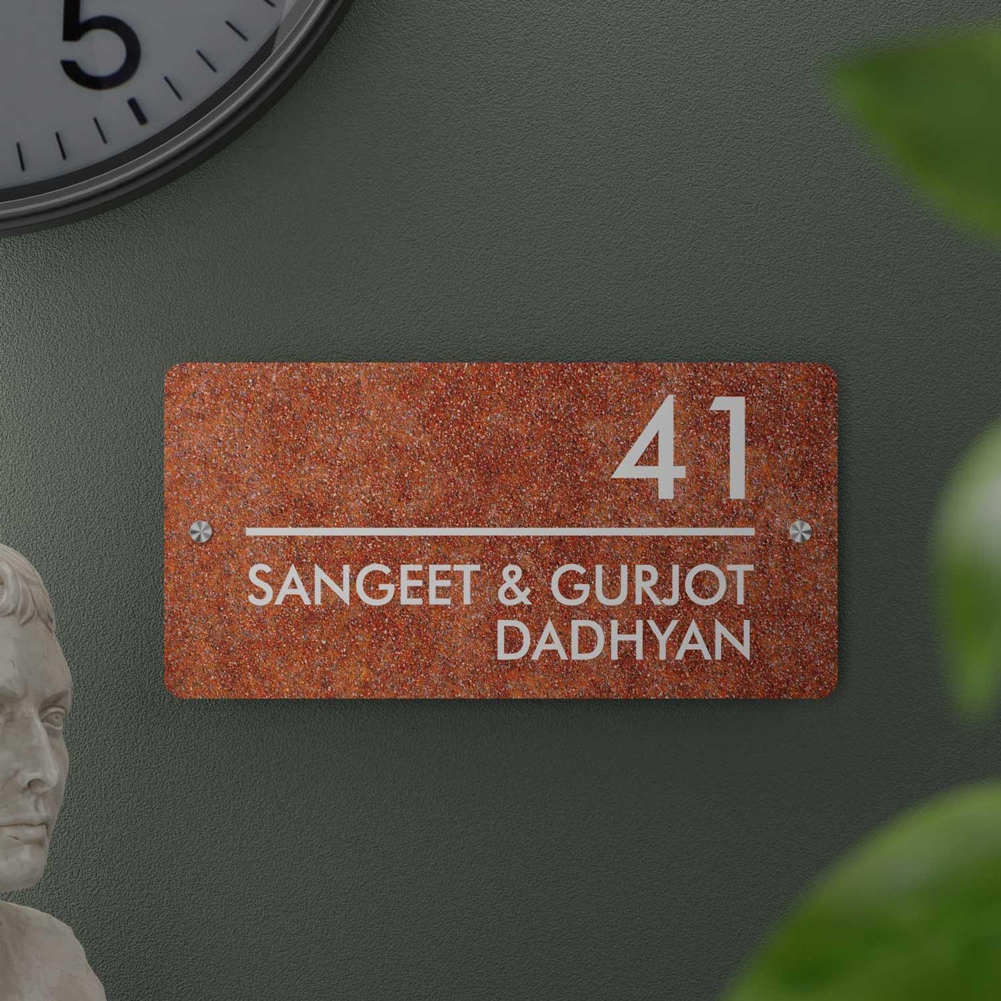 Oxide - Contemporary House Number/Name Sign - Housenama