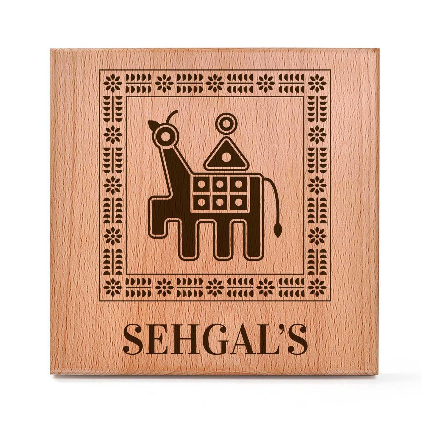 Pashulila (Lippan) - Wooden Name Plate - Housenama