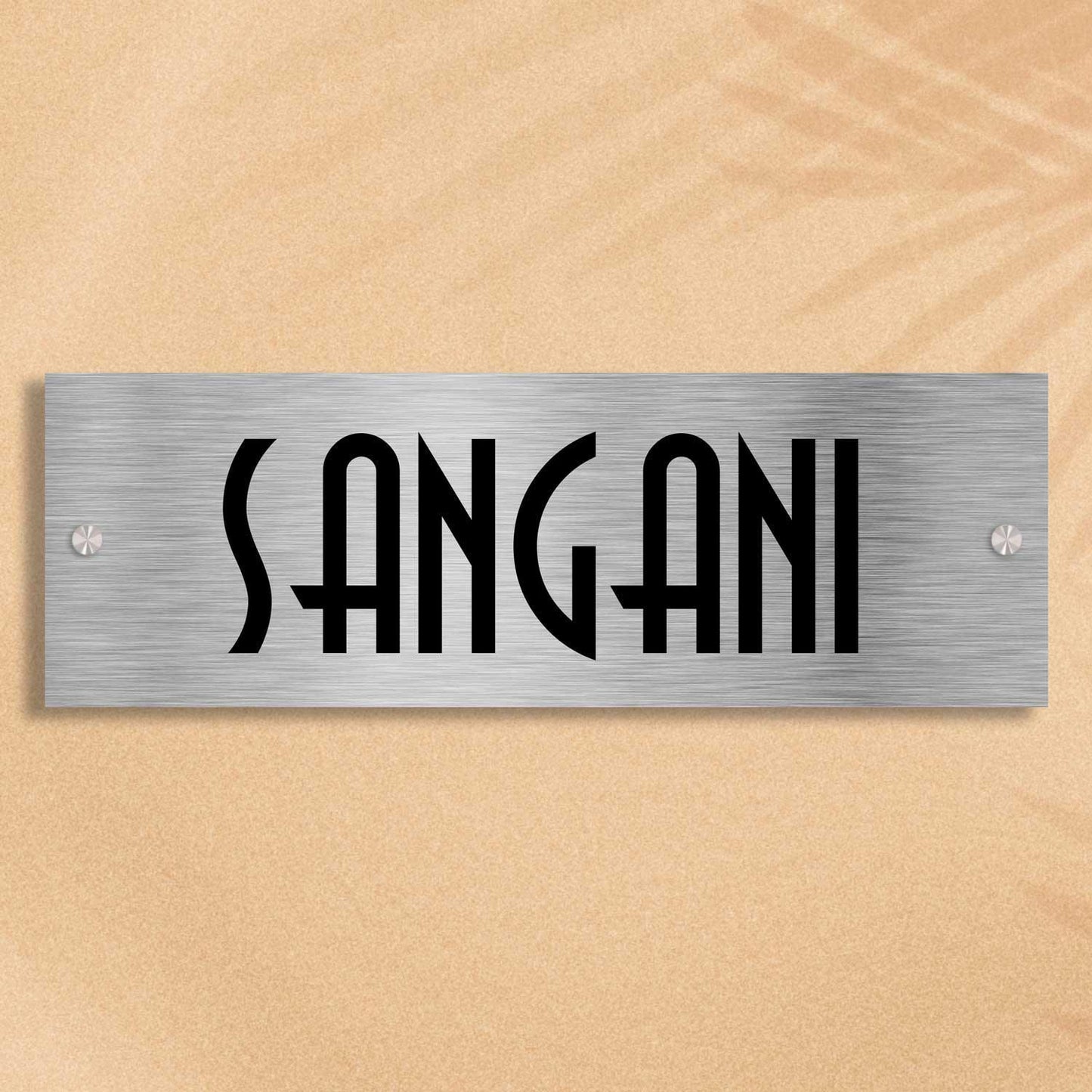 Rectanglica - Stainless Steel Name Plate - Housenama