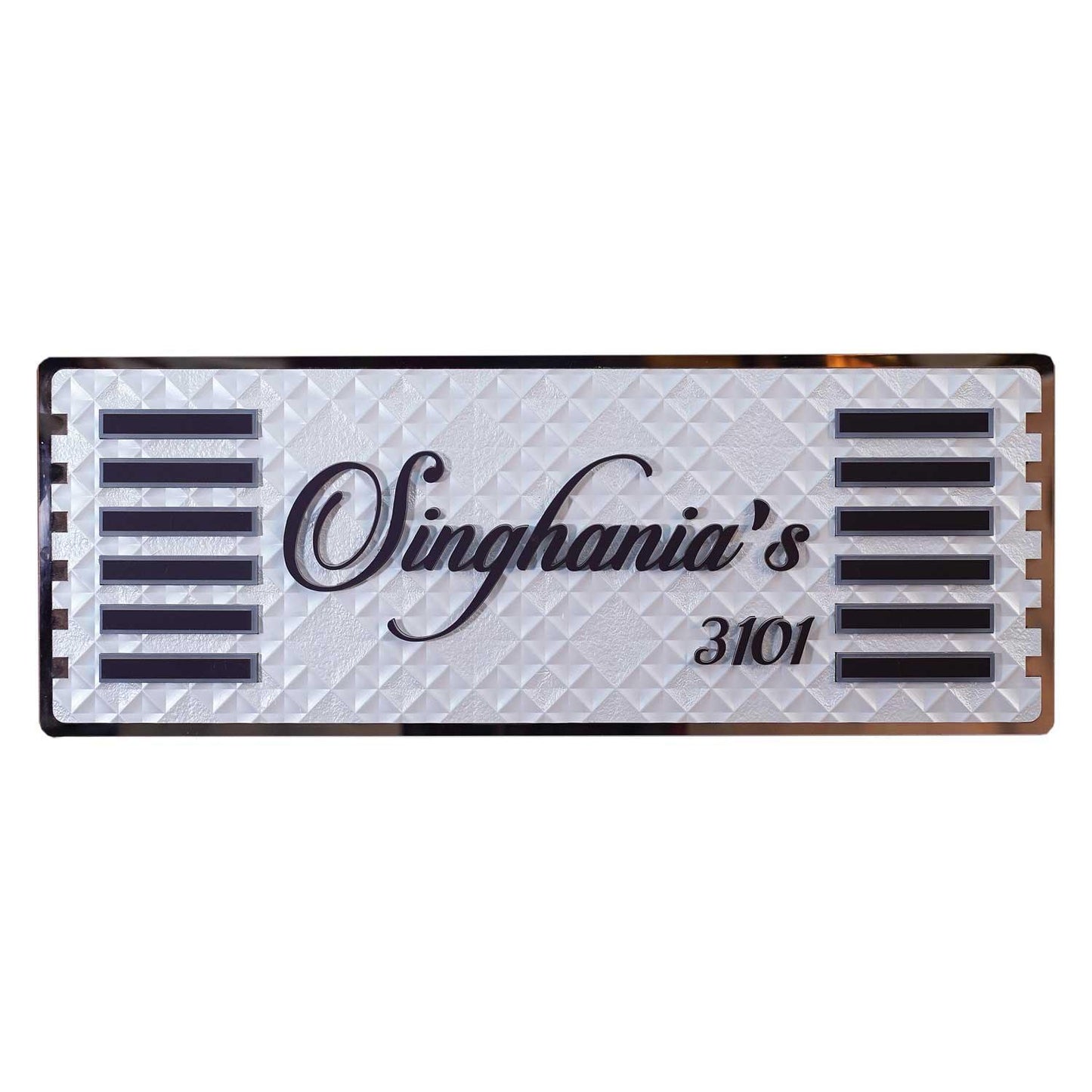 Singhania - Decorative LED Name Plate - Housenama