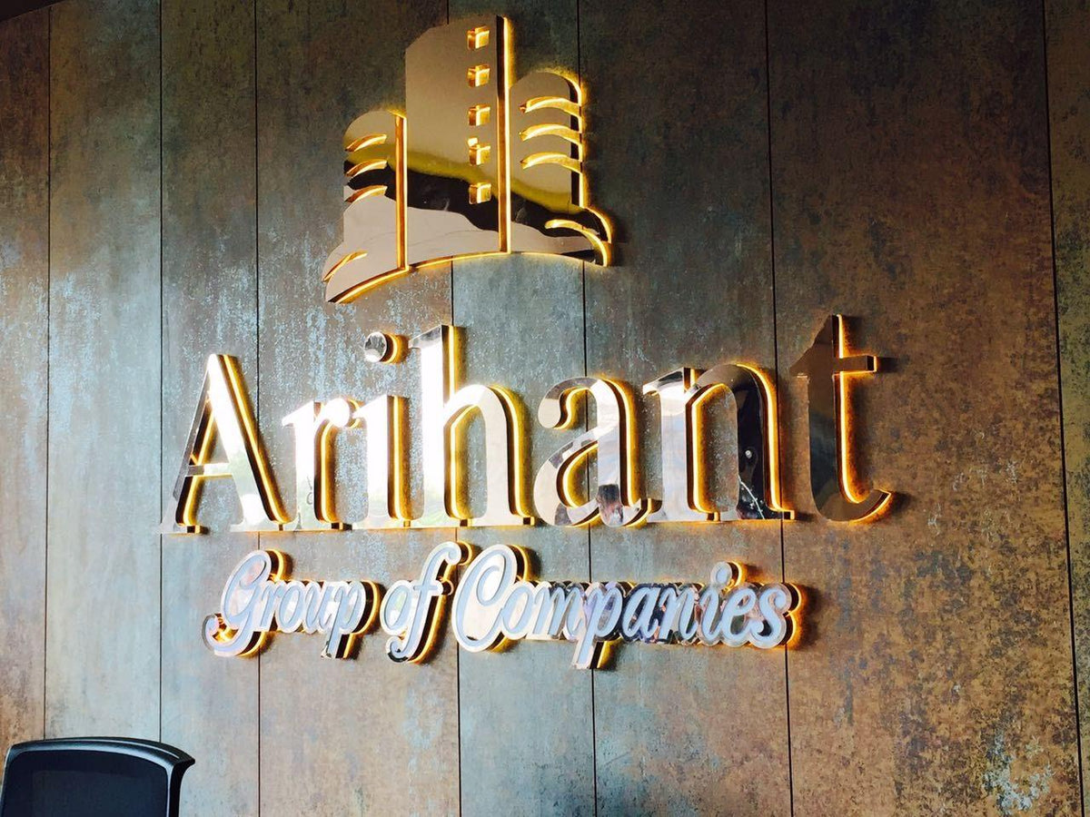 Outdoor business sign board