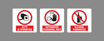 Prohibition Signs for the Workplace