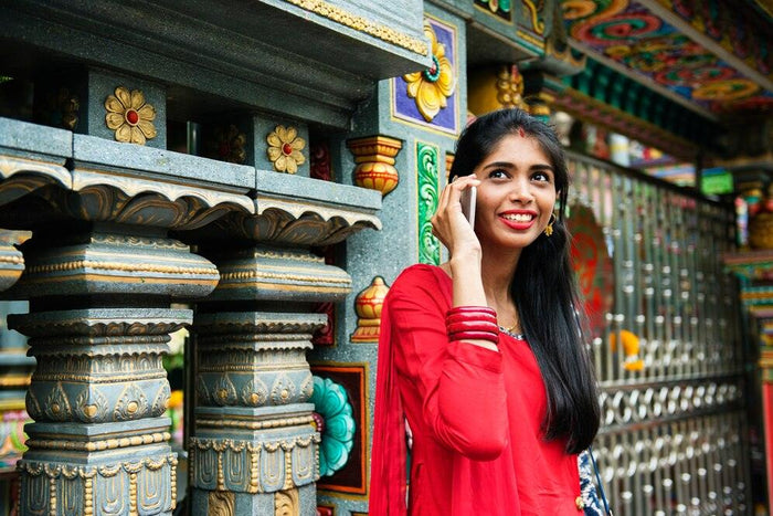 Girl in Temple