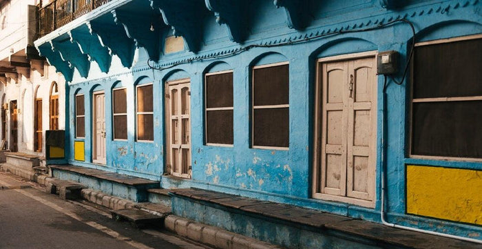 Blue houses of Varanasi