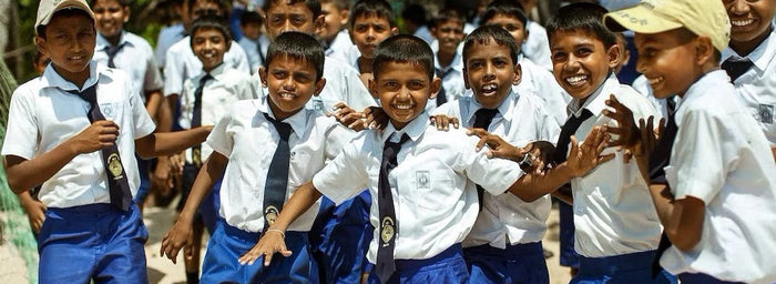 School children in uniforms