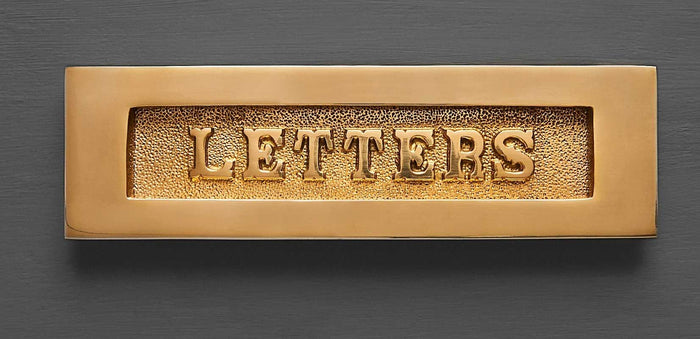Brass Name Plate for Letters