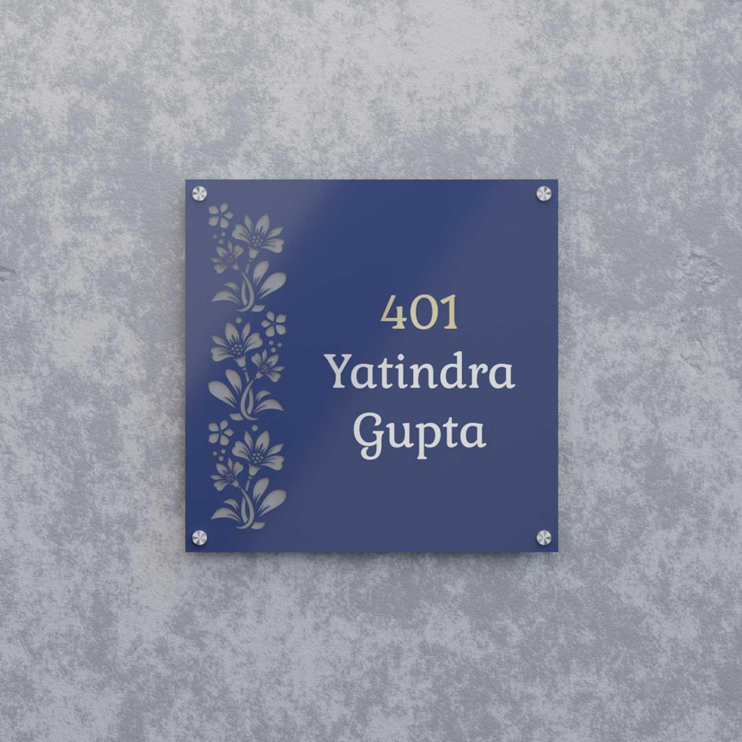 Square Name Plates