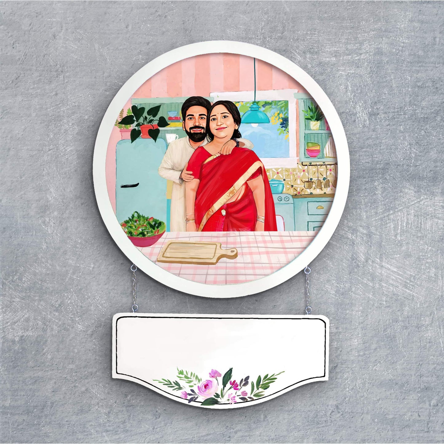 Photo Caricature Nameplate - Picture Perfect - Kitchen Connection