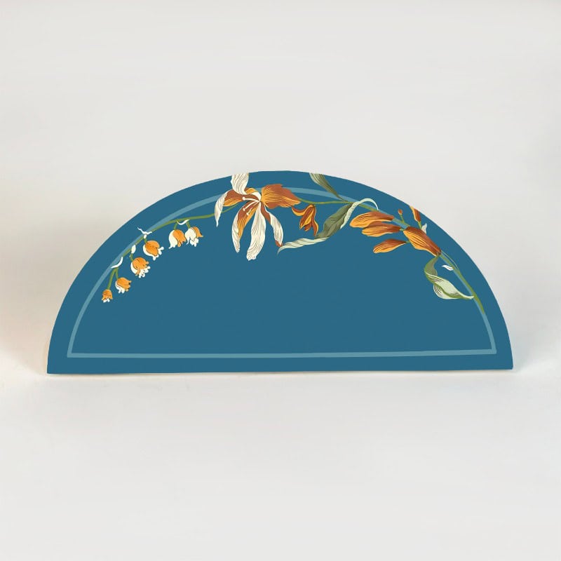 Azure Botanica Desk Nameplate