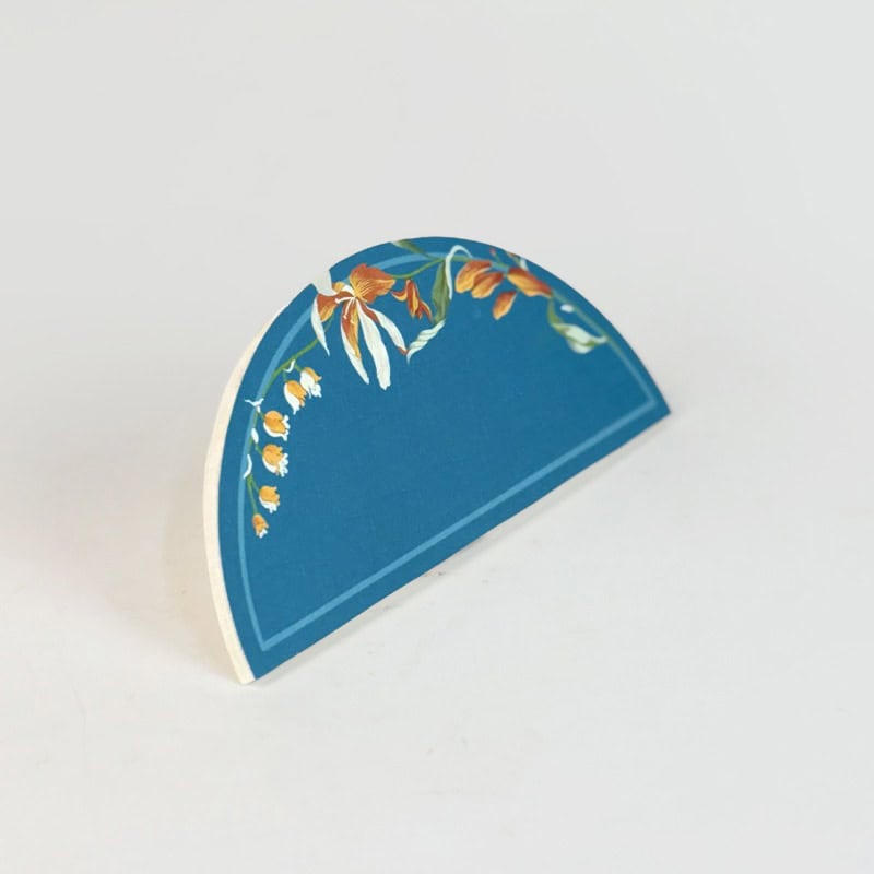 Azure Botanica Desk Nameplate
