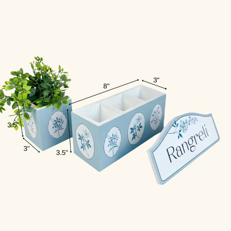 Porcelain Bloom Workspace Set