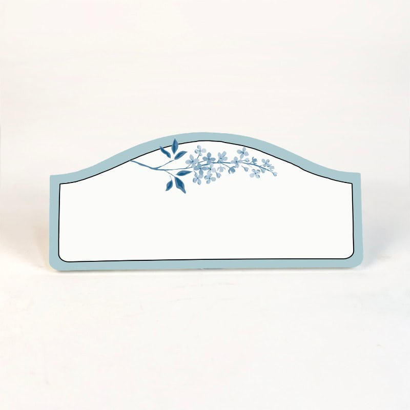 Porcelain Bloom Desk Nameplate