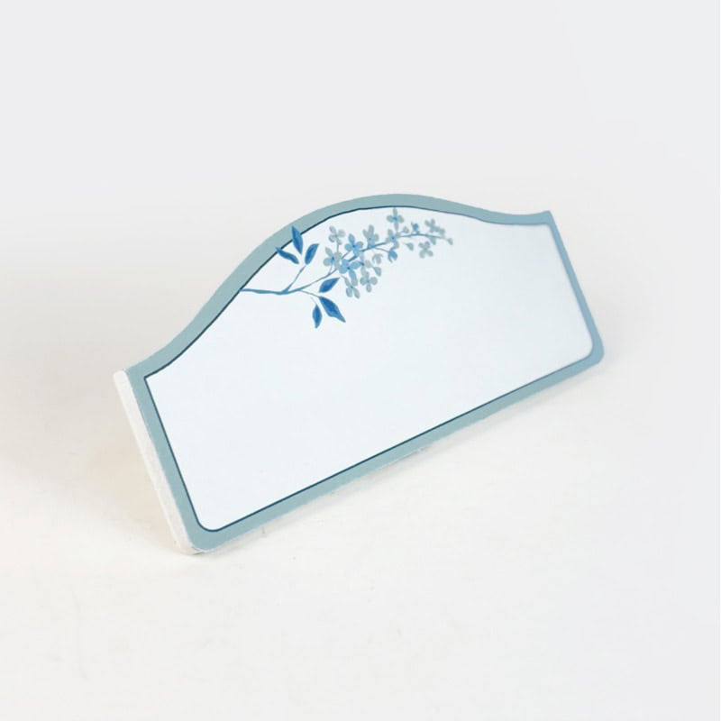Porcelain Bloom Desk Nameplate