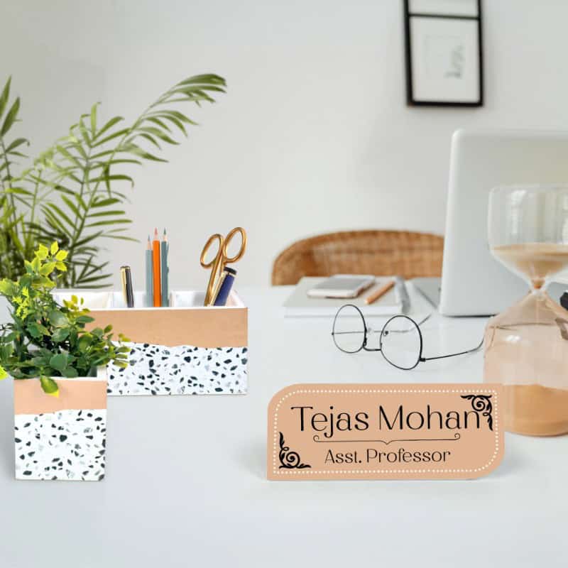 Terracotta Terrazzo Workspace Set