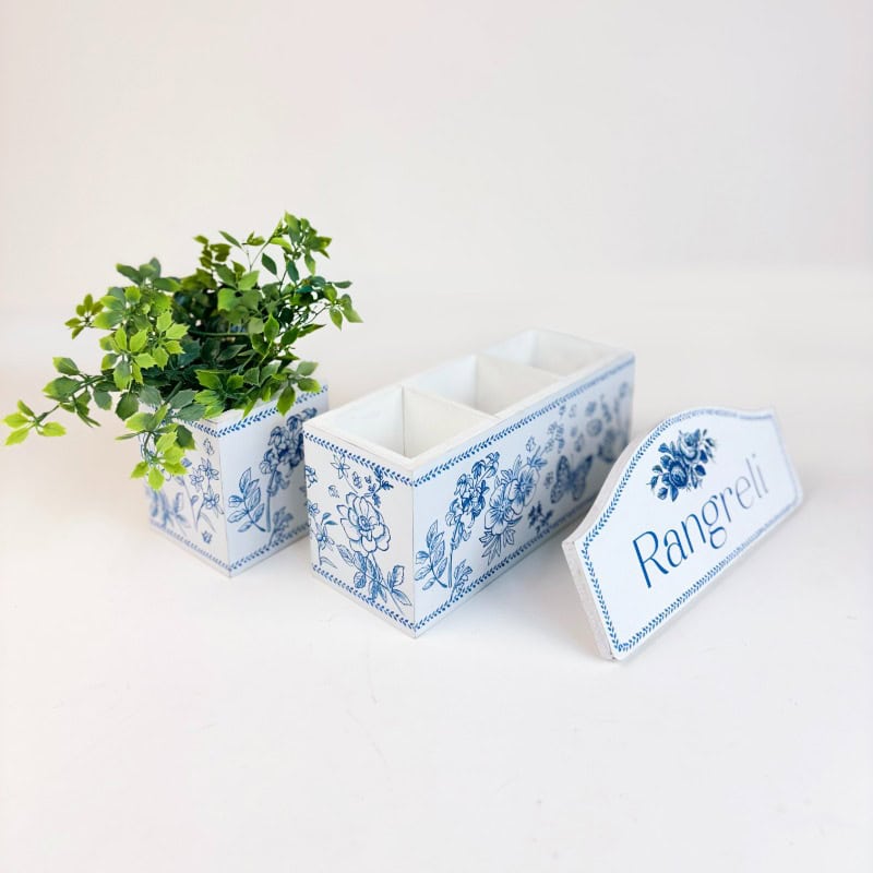 Blush Scroll Workspace Set