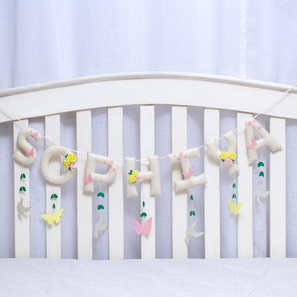 Birds & Butterflies Name Bunting/Garland
