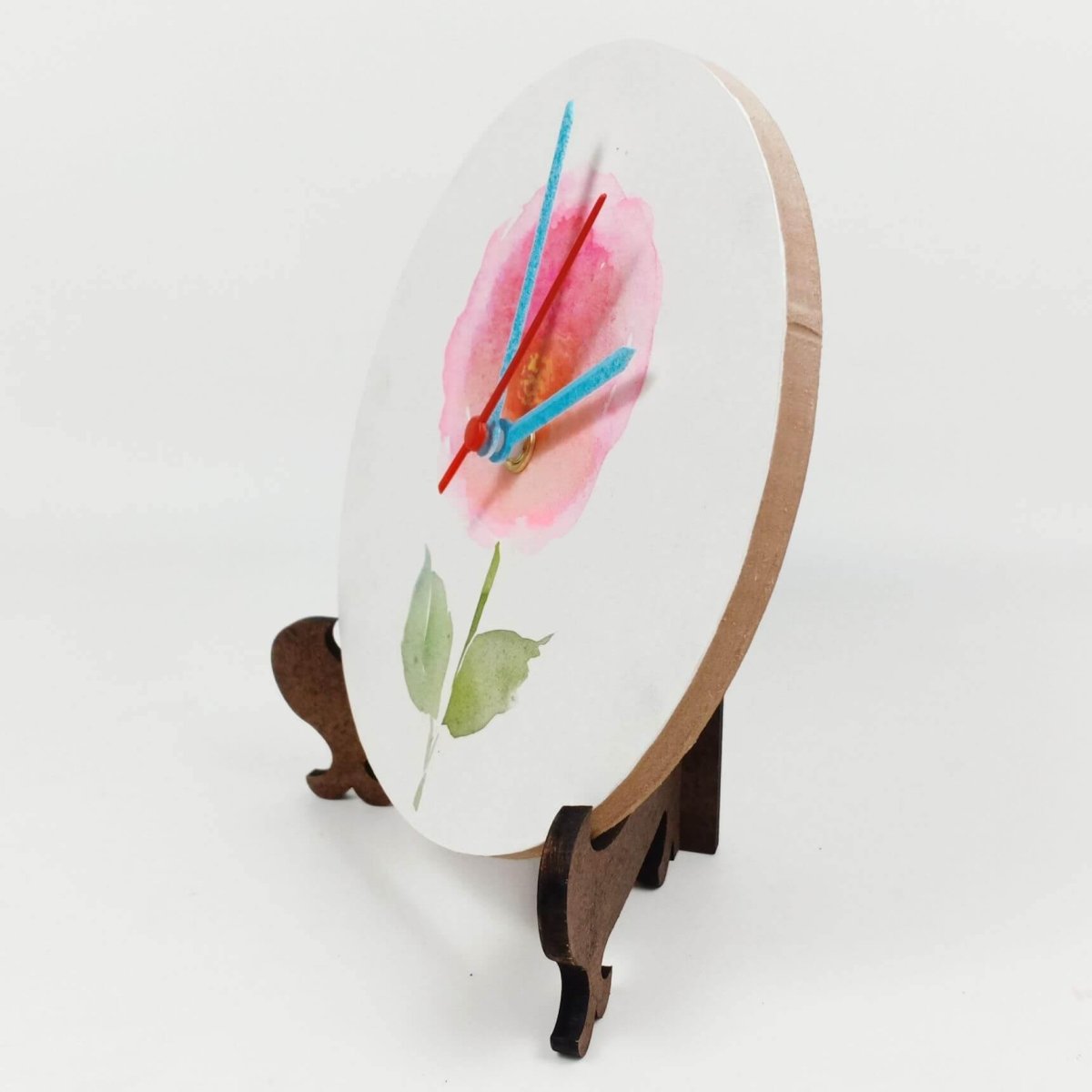 One Flower - Hand-painted Table Clock