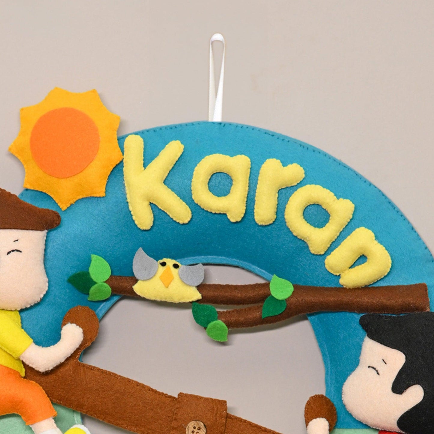 Junior Siblings - Felt Nameplate for Children