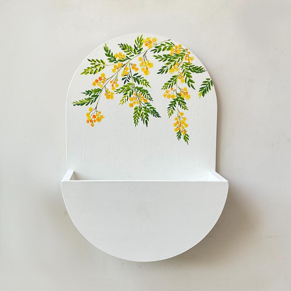 Round Planter Name Plate - Golden Shower