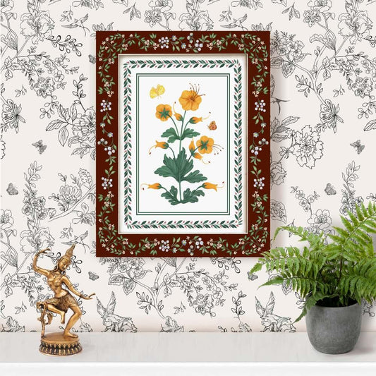 Evening Bloom - Heritage Floral Canvas Art Print
