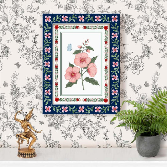 Hibiscus Serenade - Heritage Floral Canvas Art Print
