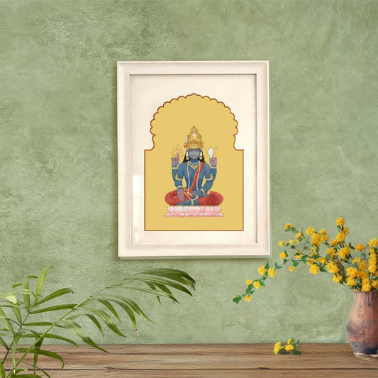 Vishnu - Devotional Canvas Art Print