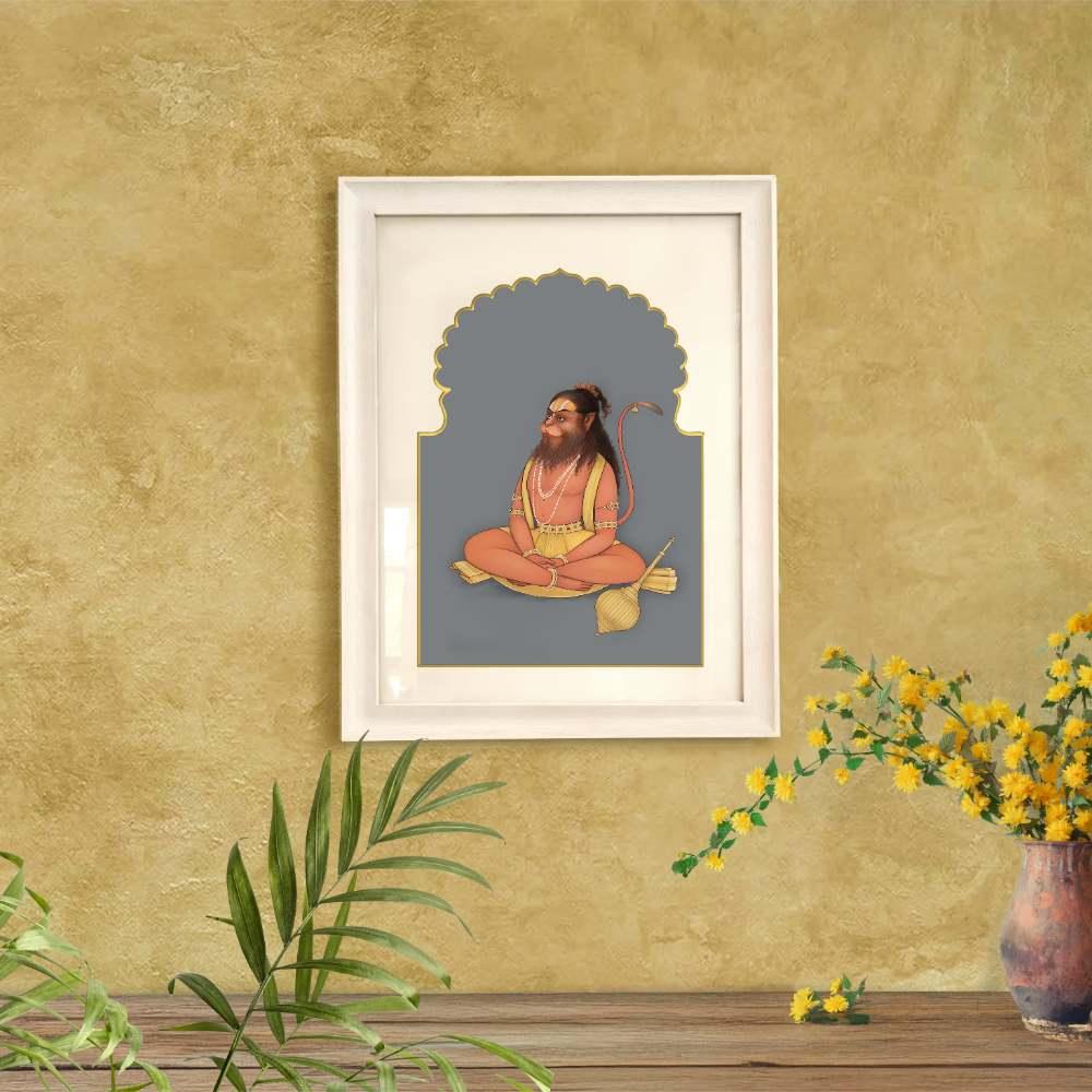 Hanuman - Devotional Canvas Art Print
