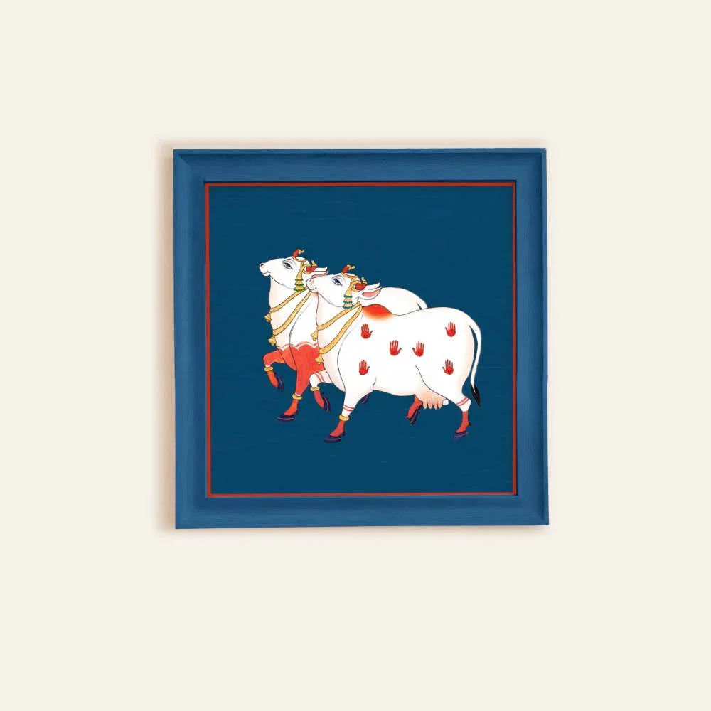 Gaay - Pichwai Canvas Art Print