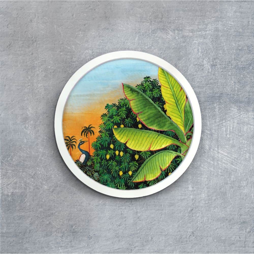 Bageecha - Pichwai-style Framed Wall Art (Style 1)